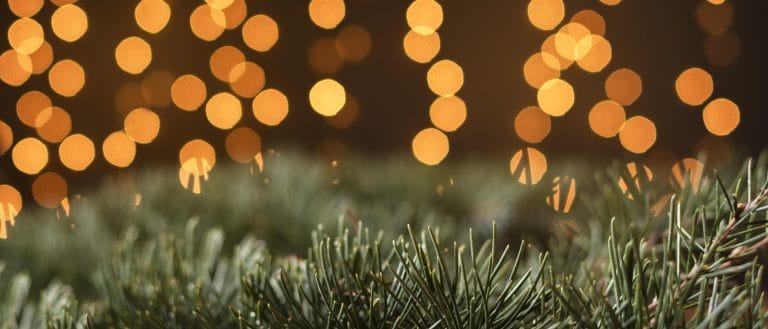 Aufbau Weihnachtsbeleuchtung