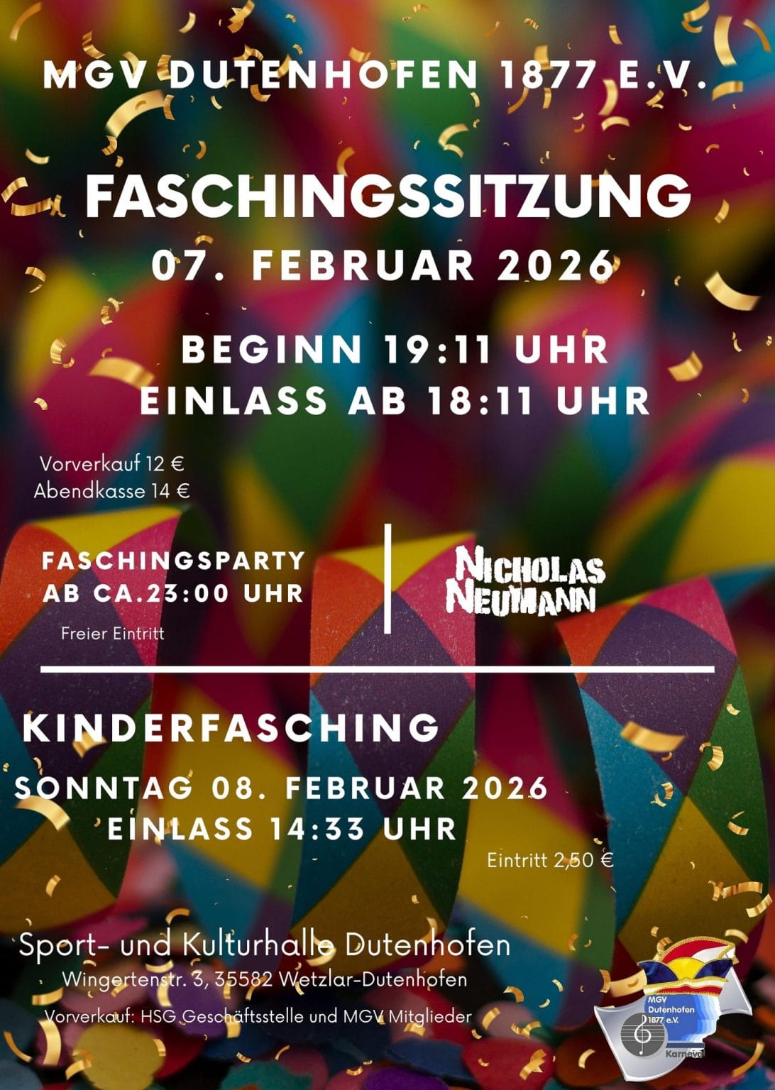 Karneval Plakat 2026